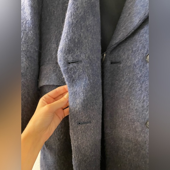 Ombré navy wool coat - Picture 6 of 13